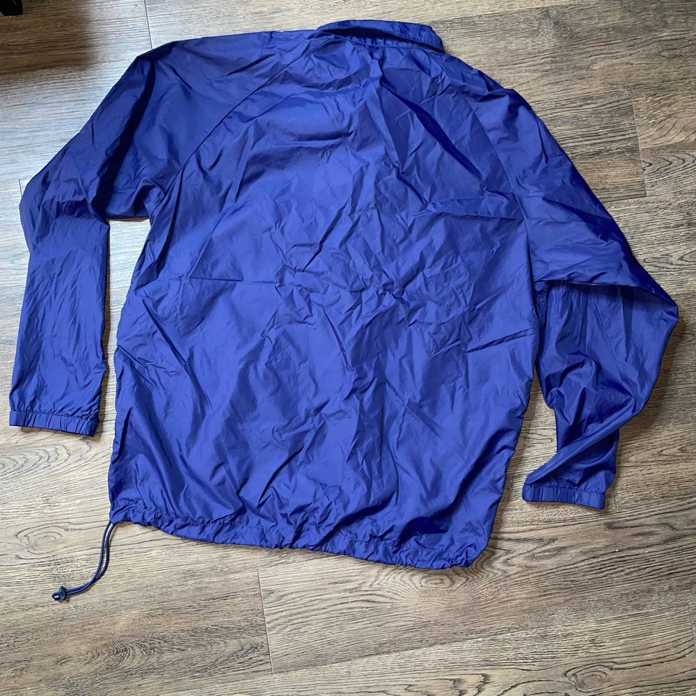 Vintage Ralph Lauren Polo Golf Logo Anorak Windbreaker L Navy Blue - Picture 6 of 7